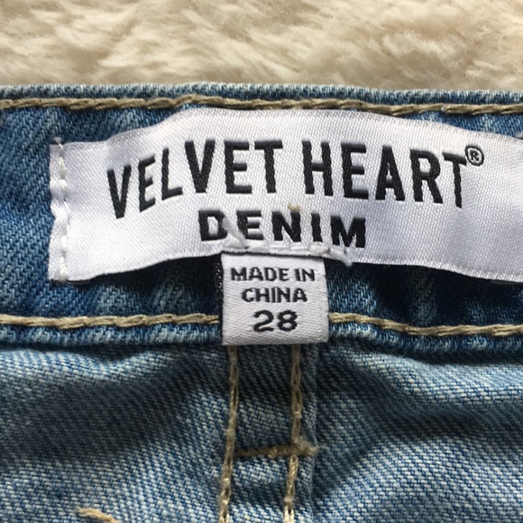 Distressed Denim Mini Skirt SIZE 28 - Picture 5 of 7